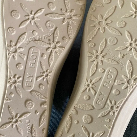 Fly Flot Clog Slip-on Mule Navy Mesh Comfort Anti-shock Anatomic Size US 7.5 - Picture 10 of 11